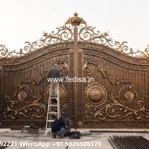 Attractive Front Gate Design Ideas Parking Gate Design No-2663