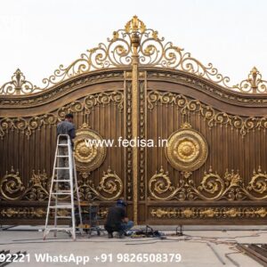 Stylish Gate Design Ideas Collection Modern Gate Pillar Design No-2679