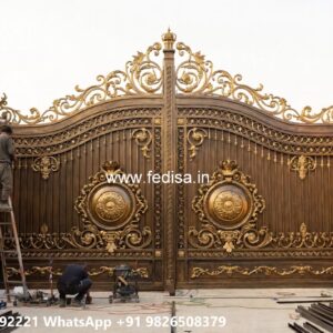Creative Gate Design For Modern Homes Steel Gate Design Double Door No-2680