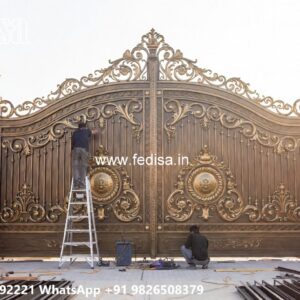 Attractive Gate Design Ideas For Homes Main Gate Handle Design No-2690