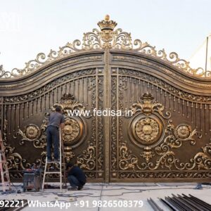 Modern Gate Design Ideas For Villas Modern Main Gate Design 2027 No-2693