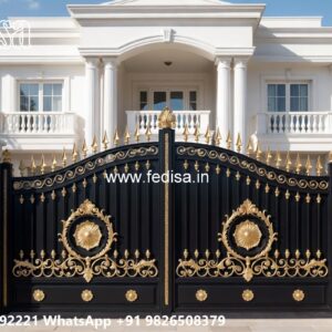Elegant Gate Design Ideas For Villas Round Gate Design No-2710