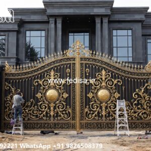 Elegant Gate Design Ideas For Entryway Cnc Cutting Gate Design No-2775