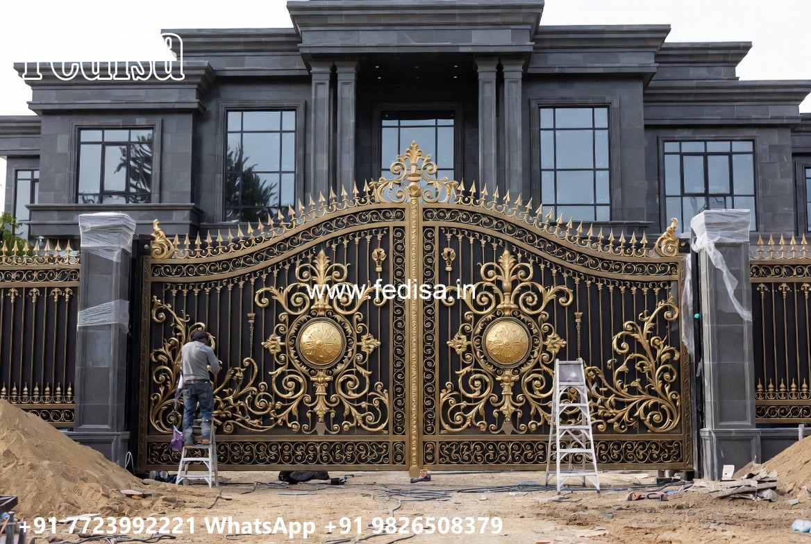 Elegant Gate Design Ideas For Entryway Cnc Cutting Gate Design No-2775