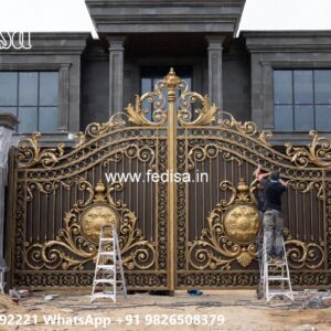 Creative Front Gate Design Inspiration Gate Color Paint Design No-2783