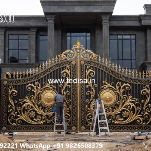 Strong And Stylish Gate Design Collection Shutter Gate Design No-2798