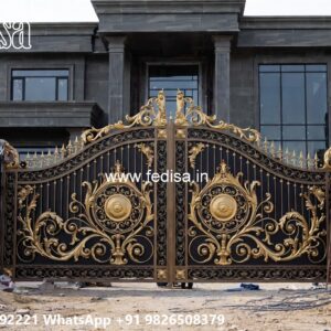 Smart Gate Design Ideas For Houses Steel Grill Gate No-2802