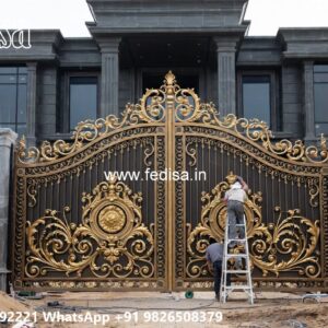 Attractive Front Gate Design Collection Maharaja Gate Grill No-2808