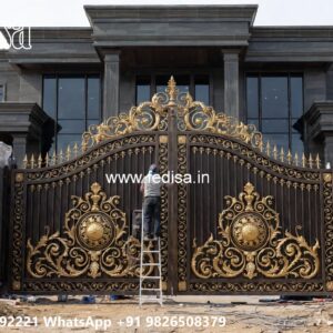 Modern Gate Design Ideas For Budget Homes Double Door Steel Gate Design No-2810