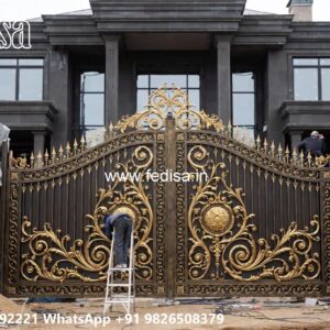 Attractive Gate Design Ideas For Villas 6 Feet Gate Design No-2820