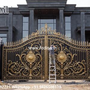 Elegant Gate Design For Entrance Single Iron Gate Design No-2822