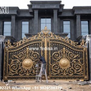 Simple And Elegant Gate Design Inspiration Single Door Steel Gate Design No-2827
