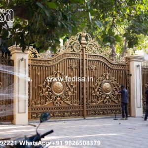 Double Door Gate Design For Home Entrance Maharaja Gate Simple Design No-2860