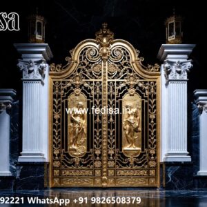 Decorative Iron Gate Design Ideas Laser Cutting Sheet Gate Design No-2883
