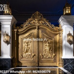 Artistic Gate Design Ideas For Entry Concrete Gate Design No-2891