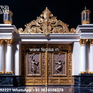 Stylish Outdoor Entry Gate Designs Main Gate Color No-2914