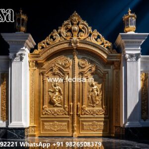 Premium Gate Design Ideas For Bungalows Stainless Steel Main Gate No-2919