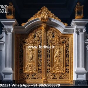 Palace Style Gate Designs Modern Iron Pipe Gate No-2925