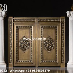 Trendy Main Gate Designs Double Door Wooden Gate Design No-2960
