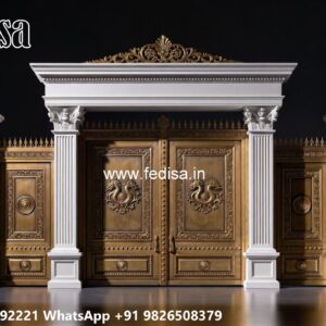 Simple And Stylish Gate Ideas Sagwan Gate Design No-2990