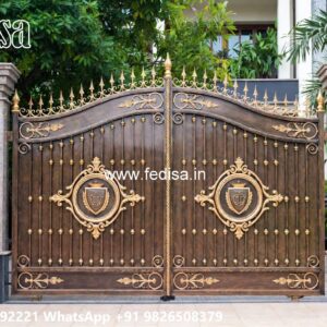 Stylish Modern Gate Ideas Main Gate Double Door Design No-3032