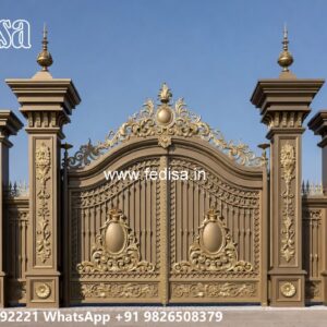 Modern Sliding Gate Design Inspiration Boundary Gate Roof Design No-3062