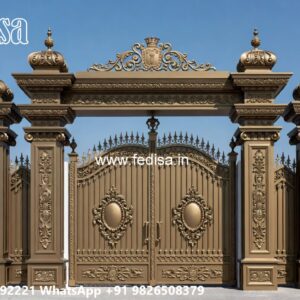 Attractive Front Gate Design Ideas Steel Pipe Gate Design No-3075