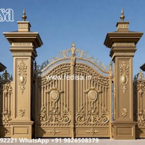 Unique Front Gate Design Collection Double Gate Design For Home No-3082