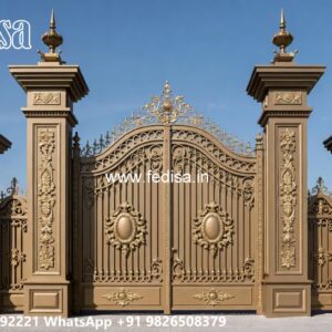 Creative Gate Design Ideas For Villas Portico Gate Design No-3084