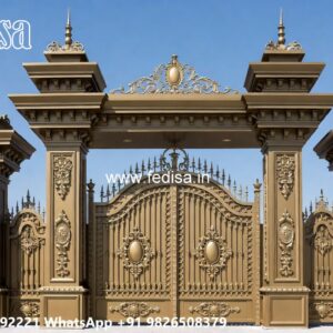 Creative Front Gate Design Ideas Wheel Gate Design No-3107