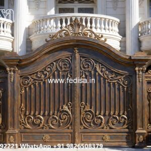 Elegant Gate Design For Home Entrance Modern Front Wall And Gate Designs No-3114