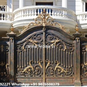 Unique Gate Design Inspiration 2028 Iron Gate Handle Design No-3144