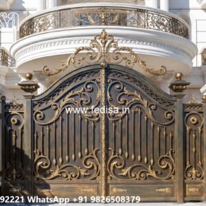 Modern Gate Design Ideas For Entrance Loha Gate Color No-3167