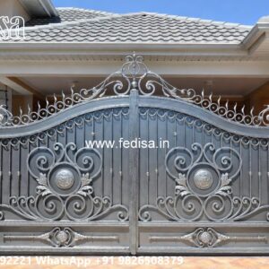 Compact Gate Design Ideas For Small Spaces Modern Steel Gate No-3207