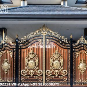 Stylish Main Gate Design For Modern Houses Iron Gate Lock Design No-3262