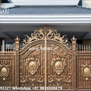 Gate Design Ideas For Village Homes Temple Steel Gate Design No-3275