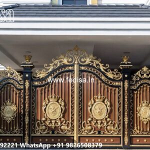 Simple Wooden Gate Designs For Small Homes Steel Ka Gate Design No-3286