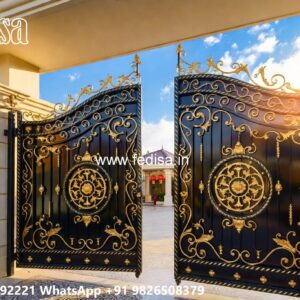 Motorized Gate Design Ideas Iron Modern Gate Design No-3314