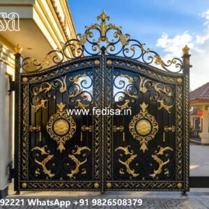 Stylish Sliding Gate Design Ideas 13 Feet Main Gate Design No-3318