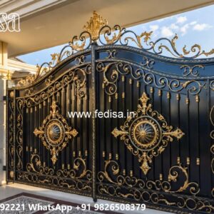 High-end Gate Design Trends Iron Rod Gate Design No-3335