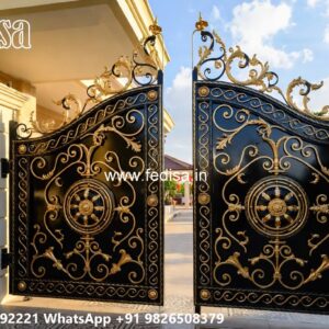 Low Budget Gate Design Ideas Compound Wall Grill Gate Design No-3339