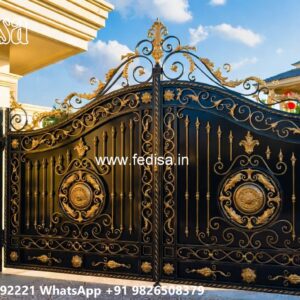Best Gate Design Collection Aluminum Sliding Gates Designs No-3364