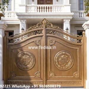 Modern Entry Gate Ideas Front Wall Grill Design No-3378