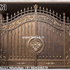 Unique Gate Ideas For Homes Gi Main Gate Design No-3447