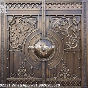 Stylish Entry Gate Design Collection Steel Compound Wall No-3466