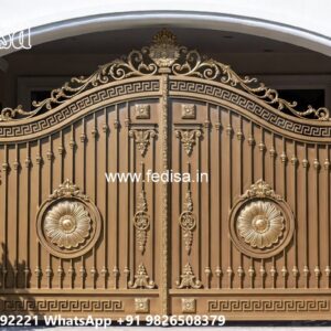 Decorative Gate Design Ideas For Homes Metal Sheet Gate Design No-3476