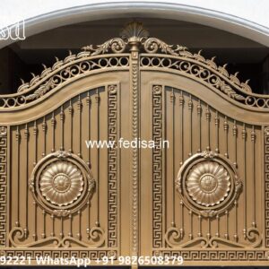Modern House Gate Design Trends Brown Gate Design No-3482