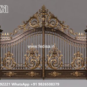 Stylish Front Gate Design Trends 2029 Wooden Sliding Gate Design No-3613