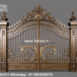Best Gate Design Ideas For Modern Houses Black And White Gate Design No-3652