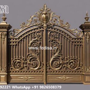 Classic Gate Design Ideas For Homes Lohe Ka Sliding Gate No-3662
